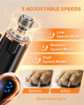 2-in-1 Dog Nail Clippers & Cat Grinder with Dual LED Lights