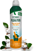 Vet's Best Natural Flea and Tick Easy Spray for Dogs – Cotton Spice Scent – Natural Flea & Tick Prevention – Kills Pests on Contact – Plant-Based Formula – Made in USA – 14 oz