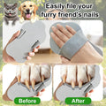 Dog Nail Scratch Board Handheld with Hand Strap, Frosted EVA