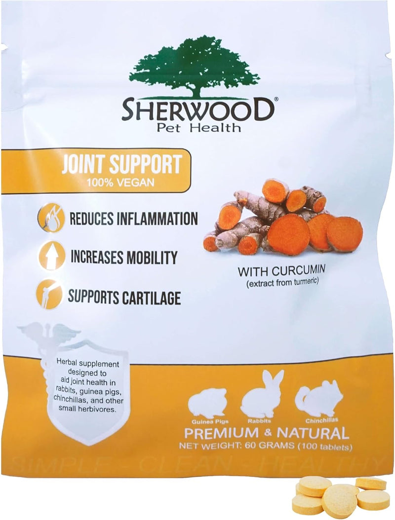 Vegan Joint Support by Sherwood Pet Health (100 Tablets - 50 Grams)