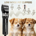 Sunifier Professional Dog Grooming Clippers for Thick Coat - Dog Hair Trimmer for Grooming Kit- Sheep Shears for Thick Hair – Pet Grooming Clippers for Dogs, Cats, Sheeps, Horse (Black)