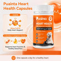 PUAINTA Heart Support - Taurine for Dogs & Cats, Senior & Overweight, 90 Ct