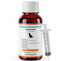 Dewormer for Cats & Kittens Fenbendazole Liquid - Broad Spectrum Suspension - Easy to Mix with Food - Removes Roundworm, Hookworm, Tapeworm - Includes 3ml Dosing Syringe (100ml)
