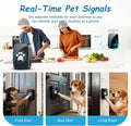 Edge Touch Dog Bell – Blk Wireless Dog Door Bell (1 Bell & 1 Chime)