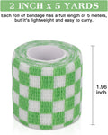 Vet Wrap Self Adhering Bandage Wrap Cohesive Bandage Multi-Function Wrap Tape for Dogs Cats Horses Birds Animals Non-Wov