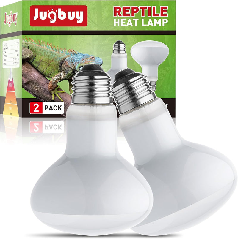 Reptile Heat Lamp Bulb, 100 Watt UVA Daylight Basking Spot Light for Bearded Dragon, Turtle, Lizard, Snake, Tortoise, Ch