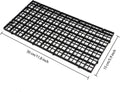ALEGI Aquarium Fish Tank Divider Plastic Egg Crate Filter Bottom Tray, S