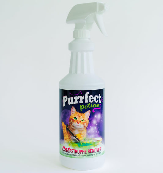 Purrfect Potion® CATastrophe Remover® (32oz Spray Bottle)