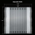 Acrylic Fish Tank Divider Clear Aquarium Divider for 15/20 Gallon Long Tank
