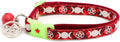 Wicca Cat Collar with Occult Charm & Bell | Witch’s Familiar Cat Collar | Witch Kitten Collar Charms | Glow in The Dark 