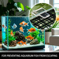 6PCS Aquarium Lid Clips,Top Cover Lid Hood Support Holder For Rim Fish Tank