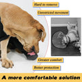 COODEO Dog Rear Leg Recovery Sleeve, Waterproof Hind Leg Sock for Dogs, Anti-Slip Paw Cover, Wear Resistant Protective Sleeve for Hot Spots, Sores & Outdoor Use (Black, L_Right Rear Leg)