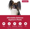 K9 Advantix Flea, Tick & Mosquito Prevention for Dogs 4-10 lbs. | Flea Drops for Small Dogs | Apply Monthly | 2 Treatments