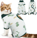 DENTRUN Cat Surgery Recovery Suit Female Male, Soft Cone Alternative Onesie
