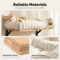 FUKUMARU Cat Wall Shelves, 17 x 10 Inch, Soft Cushion