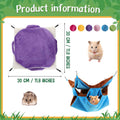 Jerify 6 Pcs 3 Layers Hammock Set for Rat, Small Animals