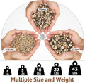5 lbs Aquarium Coarse Sand, 1/12'' Premium Gravel and Substrate