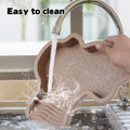 Large Reptile Bathing Pool, Tortoise Food Water Bowls with Ramp, Reptile Feeding Dish Water Bowl Bathing Pool Aquarium O