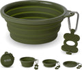 Bonza Collapsible Dog Bowl Large 33 oz, Silicone Travel Bowl