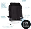 Prevue Pet Products Large Playtop Bird Cage Cover - Black, Size Large