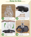 Pawfly Automatic Reptile Water Feeder, Tortoise Water Bottle, Turtle Food and Water Bowl, Water Dispenser for Snake Bear
