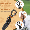 Long Dog Leash for Dog Training 16FT/20FT/30FT/50FT/100FT, Lockable Hook Reflective Leash, Heavy Duty Dogs Lead Tie Out 