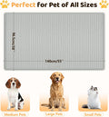 Silicone Cat & Dog Food Mat 55" x 38" Pet Feeding Mat for Food and Water