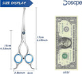 Doscpe Curved Dog Grooming Scissors 6.69 inches Round Tips Pet Grooming Shears for Dog Cat on Face Paw Hair Trimming Right Left Handed