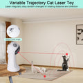 TBTeek Cat Toy, Automatic Motion-Activated, 5 Fun Patterns, 4 Speed Modes, Adjustable Light Angles, Random Rotating Trajectory, Rechargeable