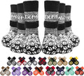 EXPAWLORER 6Pcs Anti-Slip Dog Socks to Prevent Licking Paws,Dog Shoes for Hot Pavement,Dog Booties Traction Control on H