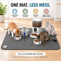 Cat Food Mat, 31.5" x 21.6" Extra Large Absorbent Cat Feeding Mat