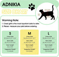 ADNIKIA Cat Recovery Suit with Hind Legs, Breathable Onesie After Surgery Female for Abdominal Wounds or Skin Diseases, Anti-Licking Full Body Pet Surgical Pajamas, E-Collar Alternative Wear