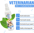 Sonnyridge Dog Dental Spray Removes Tartar, Plaque and Freshens Breath Instantly. The Most Advanced Dental Spray for Healthy Teeth, Gums and Oral Health Care for Your Dog, Cat or Pet - 1-8 oz. Bottle