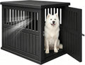 Bifanuo Dog House 40-Inch Dog Crate Furniture, Heavy Duty Dog Crate for Large Dog, Lockable Indoor Outdoor Dog Kennel & 