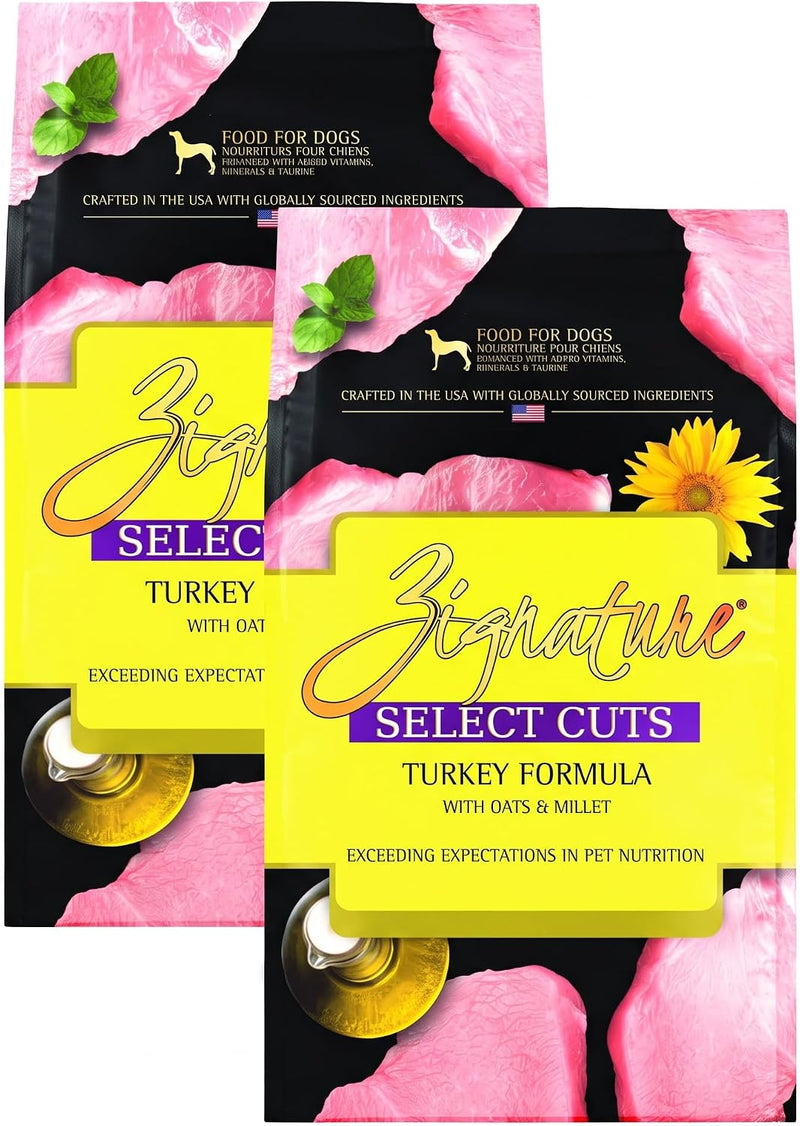Zignature Select Cuts Turkey Formula Dry Dog Food 4lb (Pack of 2)