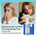 Oivolii Cat Dander Remover Spray – Natural & Safe Allergy Relief for Cats & Humans, Relieves Itchy Skin & Reduces Dander – Includes 2 Spray Heads & Cleaning Cloth