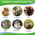 WDEFUN 21PCS Rabbit Chew Toys for Teeth Grinding, Natural Timothy Hay Cakes Treats for Bunny, Organic Apple Wood Sticks 
