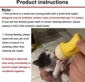 Pet Nursing Bottle, Yellow Animal Feeding Bottles with Soft Silicone Nipple, Anti-Choking Design, Slow Flow Kitten Bottle Feeding kit for Puppies, Kittens and Small Animals (20 ml)