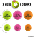 Hyper Pet MINI Tennis Balls for Dogs (Safe Dog Ball Tennis Balls for Exercise & Training) Interactive Toys work with Hyper Pet K9 Kannon MINI Dog Ball Launcher - 4 Pack Pink