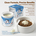 Dapoprren Taurine for Cats with 30% Whole Goat Milk, 0% Maltodextrin Iron-Free Cat Taurine Supplement for Cardiac & Vision Support, Hydrolyzed Protein Amino Acid Powder for Picky Felines - 200g