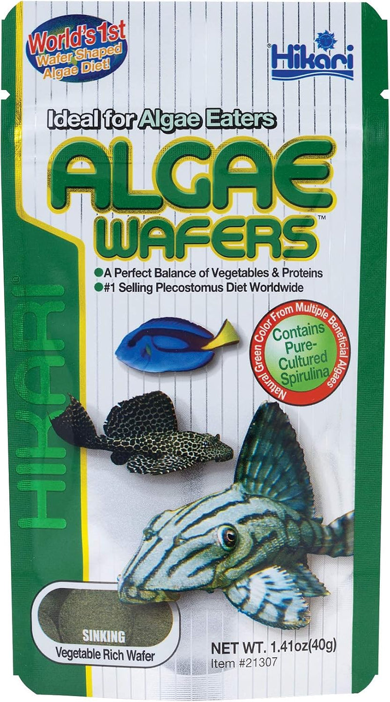 Hikari® Algae Wafers™ Sinking Wafers for Bottom-Feeding Tropical Fish, 1.41 oz (40g)