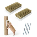 2 PCS Pig Toy, Pig Self-Grooming Scratch Brush with Hanging Hole for Barns