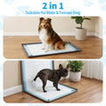 Dog Pee Pad Holder with 4 Magnetic Corner Clips, Silicone Small 17.5x23.5 Inch Silicone Non-Slip Base Puppy Potty Traini