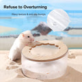 Hamster Sand Bath Box, Small Animal Bathroom & Digging Room, Easy to Clean, for Dwarf & Syrian Hamster, Gerbil