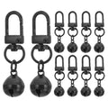 PATIKIL 10 PCS Dog Bell, Cat Bell Small Pet Collar Bells Keychain Cute Bulk Loud Jingle for Dog Collar Charm Pendant