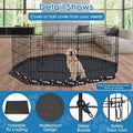 Dog Playpen Bottom Pad Cover, 600D Waterproof Oxford for 8 Panel 24 in Pens