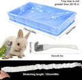 29x19 Inches Disposable Bird Cage Liner Bags, 0.6 Mil 50 Pack Plastic Leak-Proof with Cage Cleaning Brush, for Parrots, Rabbits, Guinea Pigs