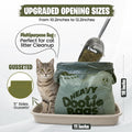 HEAVY Dootie Bags with EZ Tie Handles. Clean and Convenient for Pet Dog Poop, Cat Litter. Multi-Use. Great for Swivel Bi
