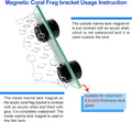 Aquarium Choice Coral Plug Holder Coral frag Rack Magnetic Holder Reef Magnets Holder for frag Racks (Coral Holder with 