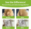 Unscented Pet Fur Care Oil - Gentle Leave-in Conditioner for Sensitive Dogs & Cats - Detangling, Anti-Static & Frizz Control to Make Coat Soft, Smooth & Shiny - 1.7 fl. oz